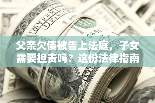 北京父亲欠债被告上法庭，子女需要担责吗？这份法律指南必须看完